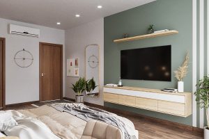 Mẫu thiết kế nội thất căn hộ 65m2 Mrs Phương chung cư anland